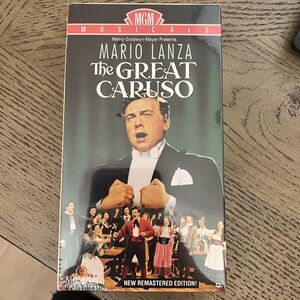 Sealed The Great Caruso VHS 1993 MGM‎ Musicals